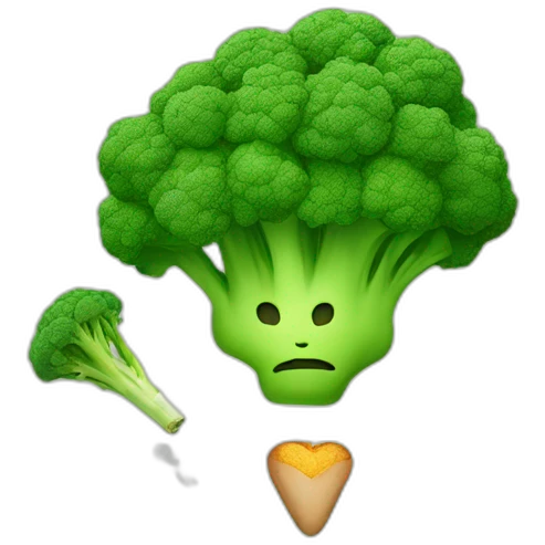 Person Smoking, love heart broccoli,  420 emoji