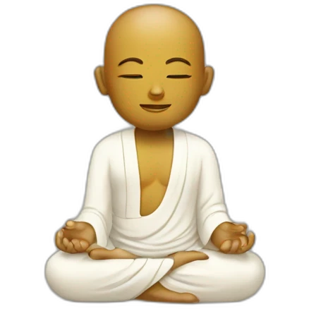 Meditación buddhist zen emoji