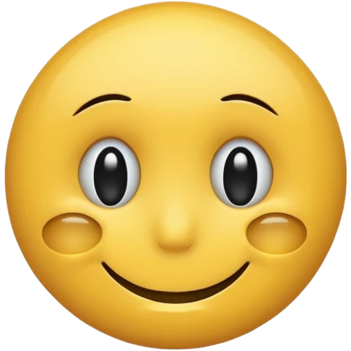 Smiley face emo emoji