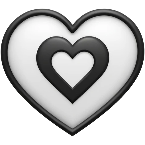 crea un heartgram, logo celebre degli him, unendo ♡ 𖤐 emoji