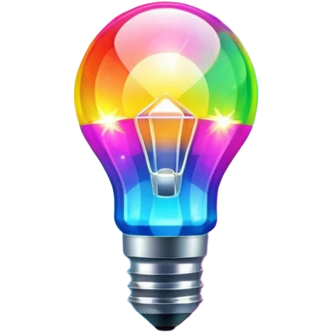 colorfull flash lights emoji