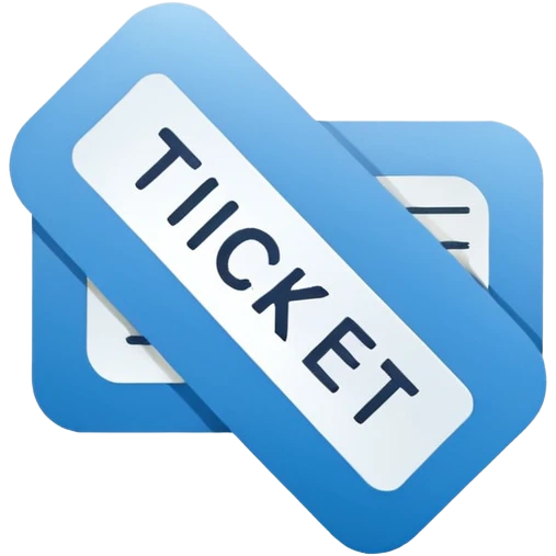 iphone style 
ticket support  icon  emoji