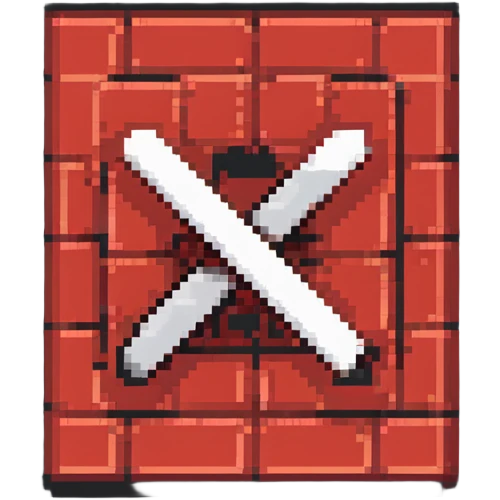Red prohibition symbol, no entry sign with slash emoji