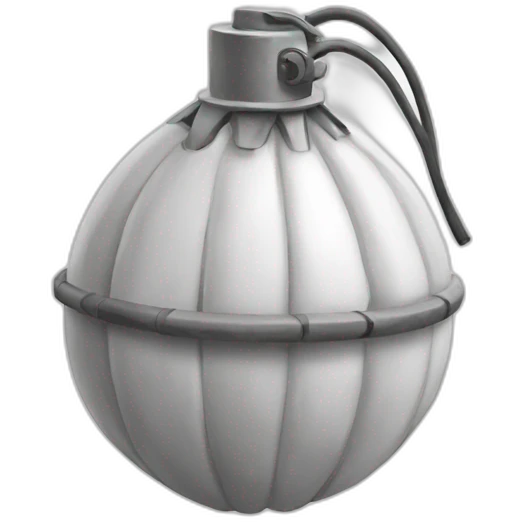 White grenades emoji