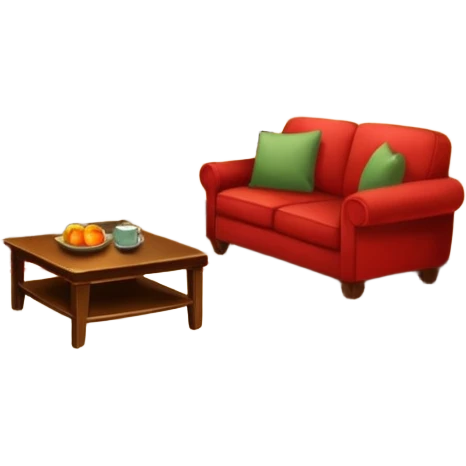 un pepartamento amuebaldo y hogareño emoji