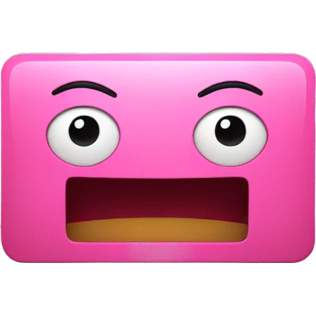 Pink Netflix sign emoji