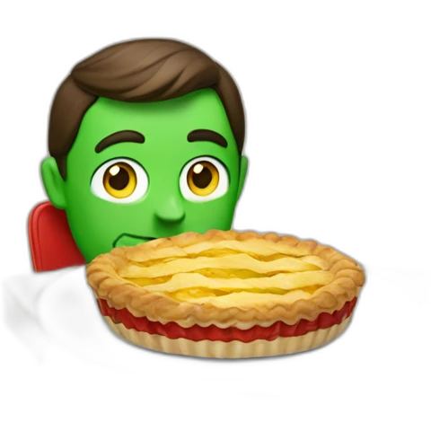 Zelenskiy with mcdonalds pie emoji