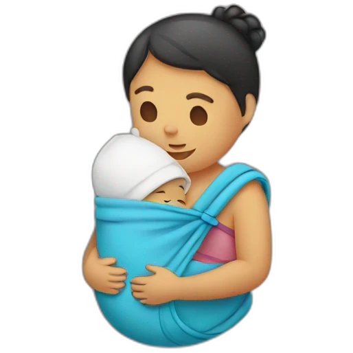 Babywearing emoji