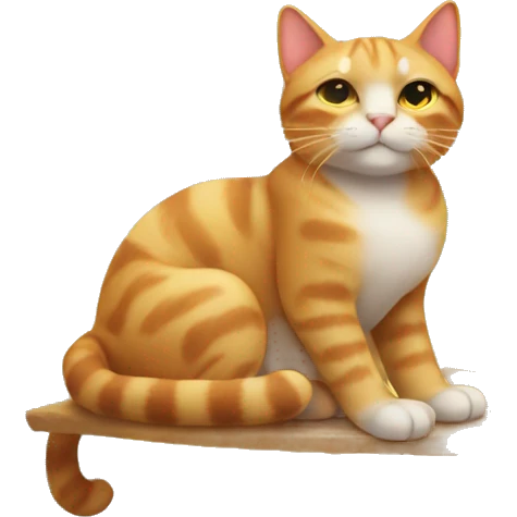 a cat taking the sun emoji