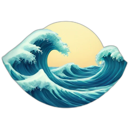 wave emoji