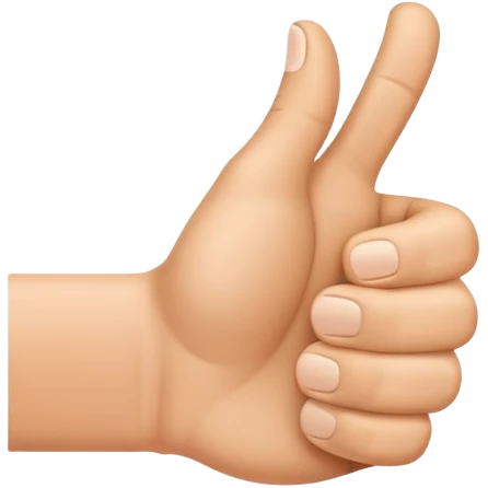 thumbs up gesture emoji