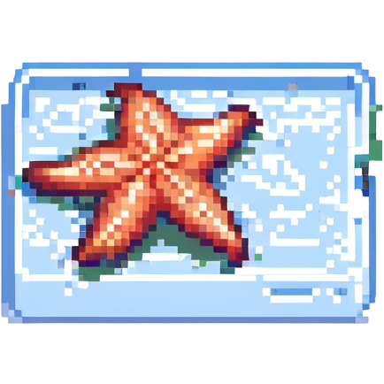 playful starfish emoji