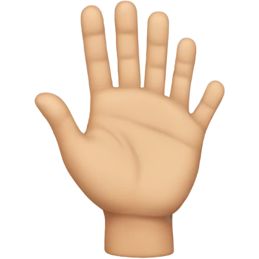 down hand emoji