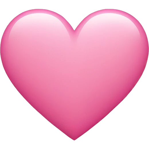 Pink heart  emoji