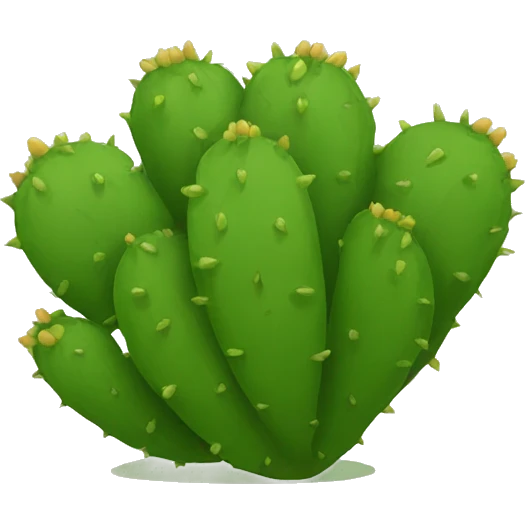 round Nopal emoji