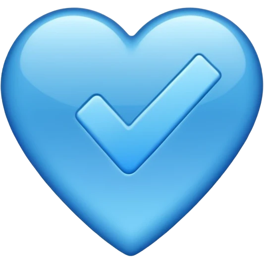Синия галочка emoji