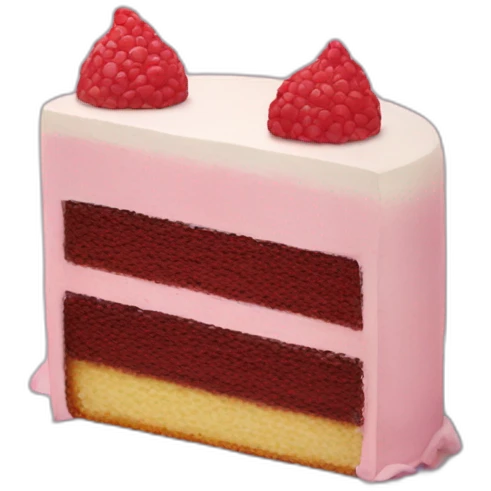 Chat sur un gateau emoji
