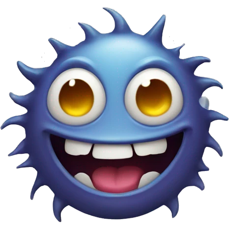 happy monster emoji