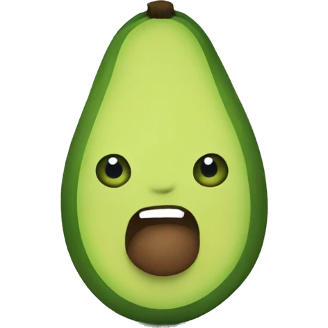 Baddie avocado emoji