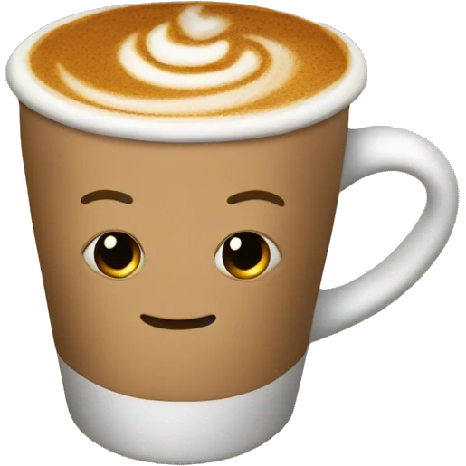 Pumpkin spice latte emoji