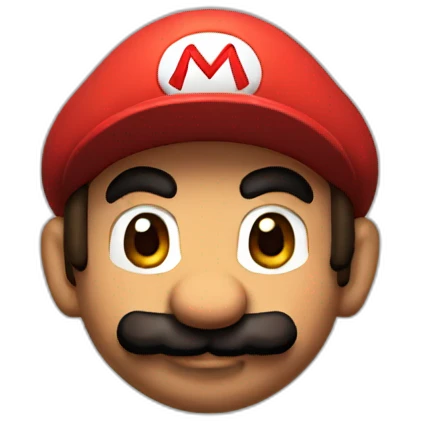 Mario gamer emoji