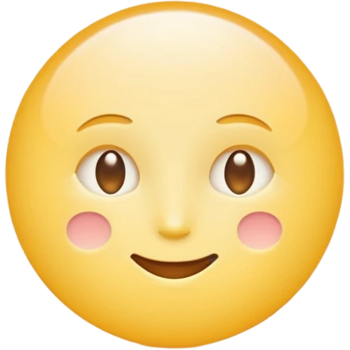 minimal flat emoji symbolizing insight or understanding,
soft glowing dot or gentle light shape,
warm pastel yellow tone,
calm intelligence aesthetic,
premium health app icon style,
transparent background,
vector illustration
 emoji