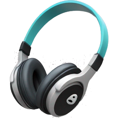 3d headphones emoji