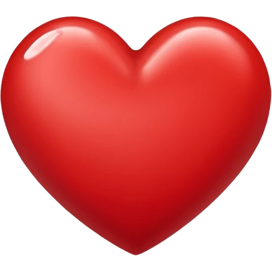 Cursive heart emoji