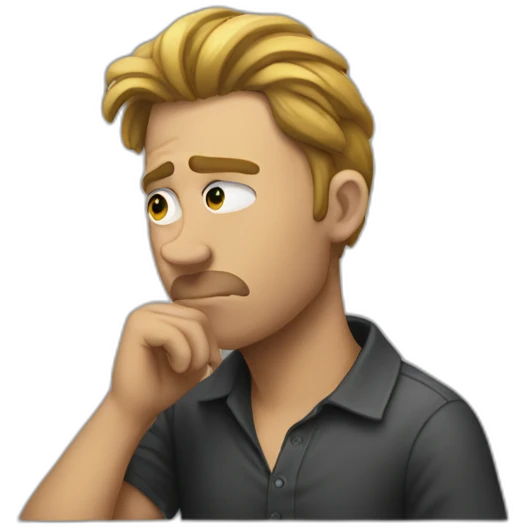 thinking hard emoji