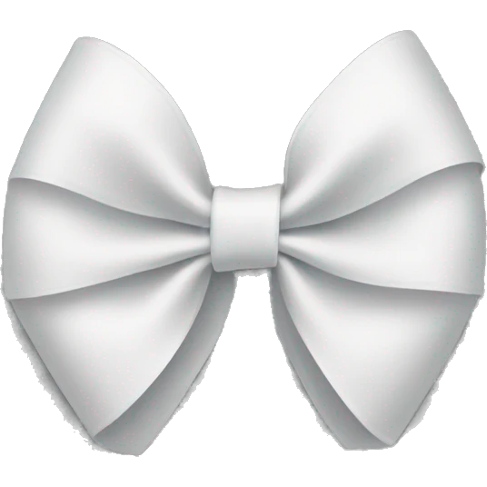 white bow emoji