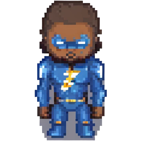 black lightning emoji