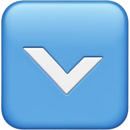 i want a small blue background with a check mark inside it emoji