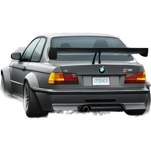 BMW drifting car  emoji