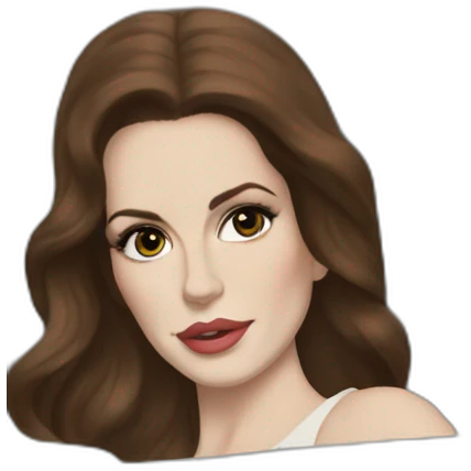 lana del rey driving a chevrolet emoji