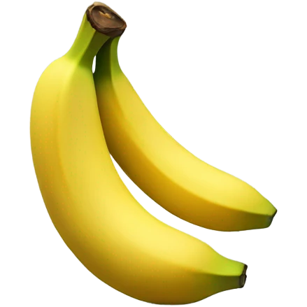 Banana holding another banana emoji