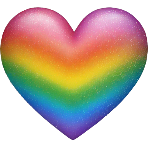 Rainbow heart  emoji