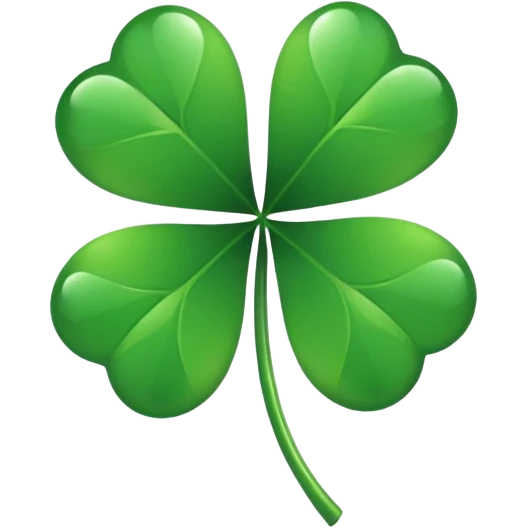  Un Trébol de 5 hojas Black clover emoji