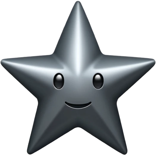 Black star service emoji