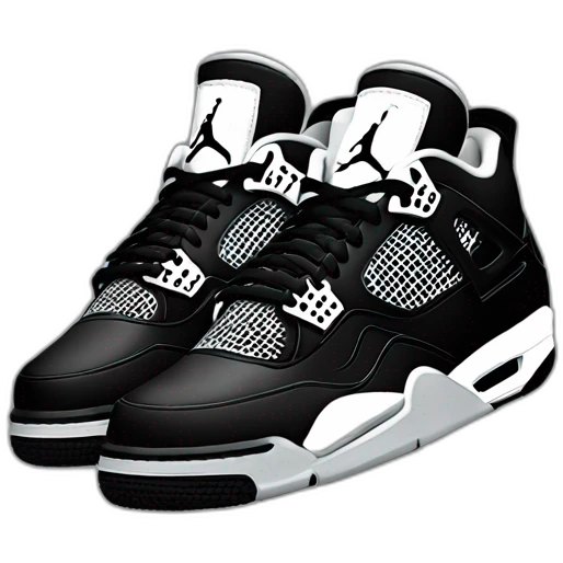 Jordan 4 oreo emoji