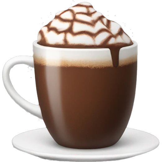 Hot chocolate emoji