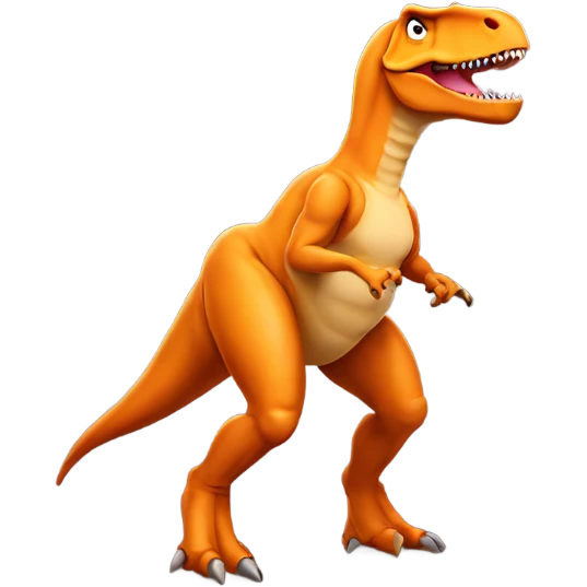 T-Rex wearing a thong emoji