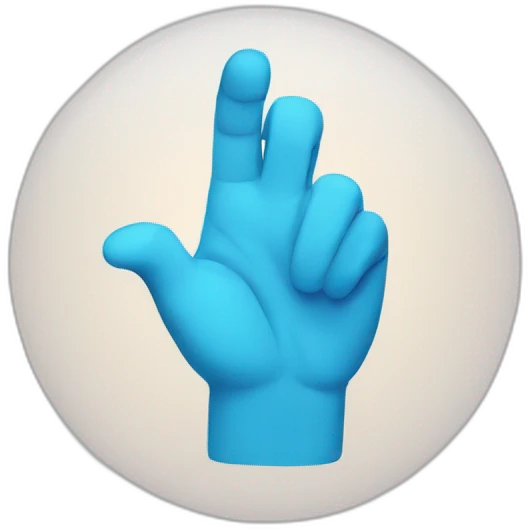 auslan R letter emoji