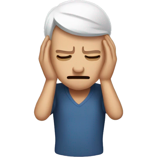 headache man emoji