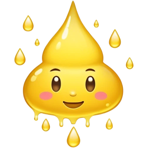 a puddle of pee without a face just a regular puddle of pee emoji