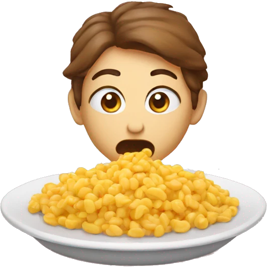 Mec qui mange  emoji