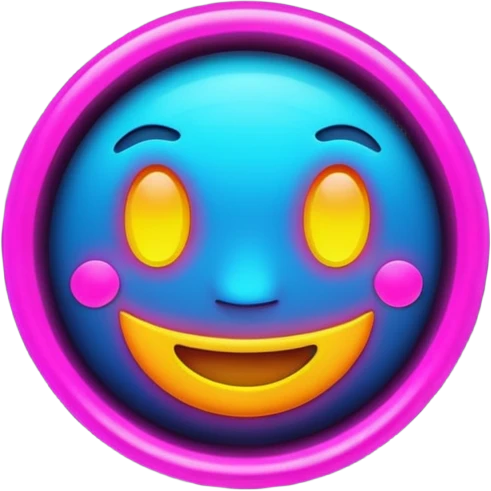 Neon emoji