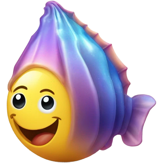 Concha de mar coquette emoji