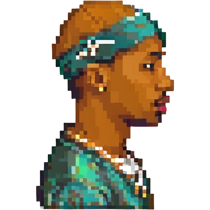 Репер 2Pac в профиль, no background emoji