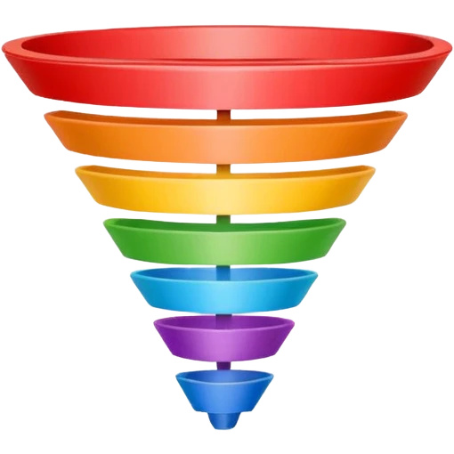 sales funnel 5 emoji