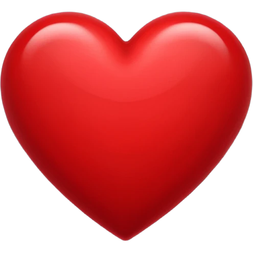 dark red heart emoji emoji